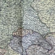Très grande carte 93x73 : Europe Physique et Politique, imprimée par L