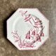 Clay cake plate Clairefontaine, "Indiana" service