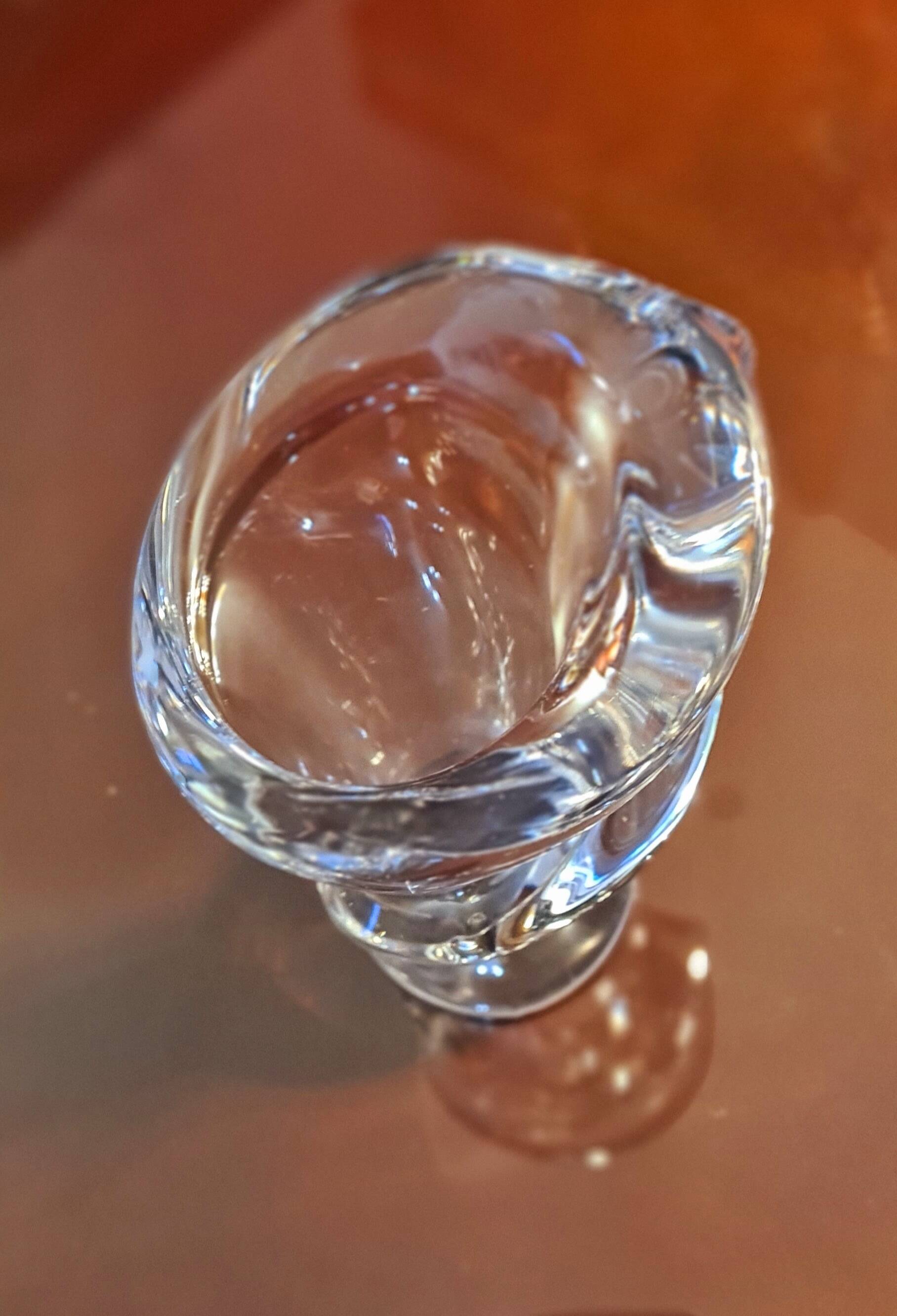 Vase en cristal de Vannes Le-Châtel