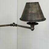 Pairs of adjustable vintage wall lights in steel, France, 1970.