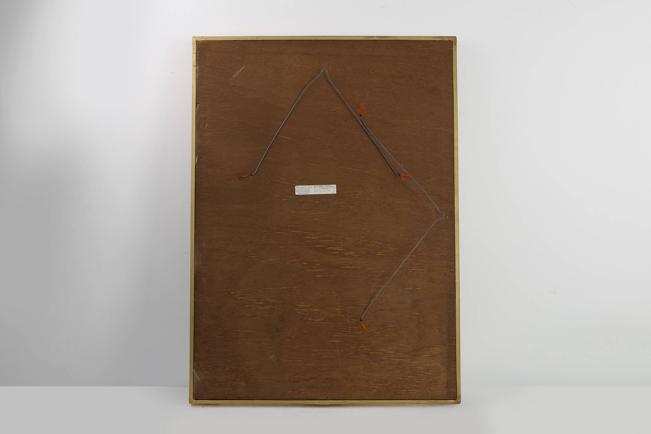 20th century Baroque Revival Mirror by Deknudt in gilded Resin, Belgium