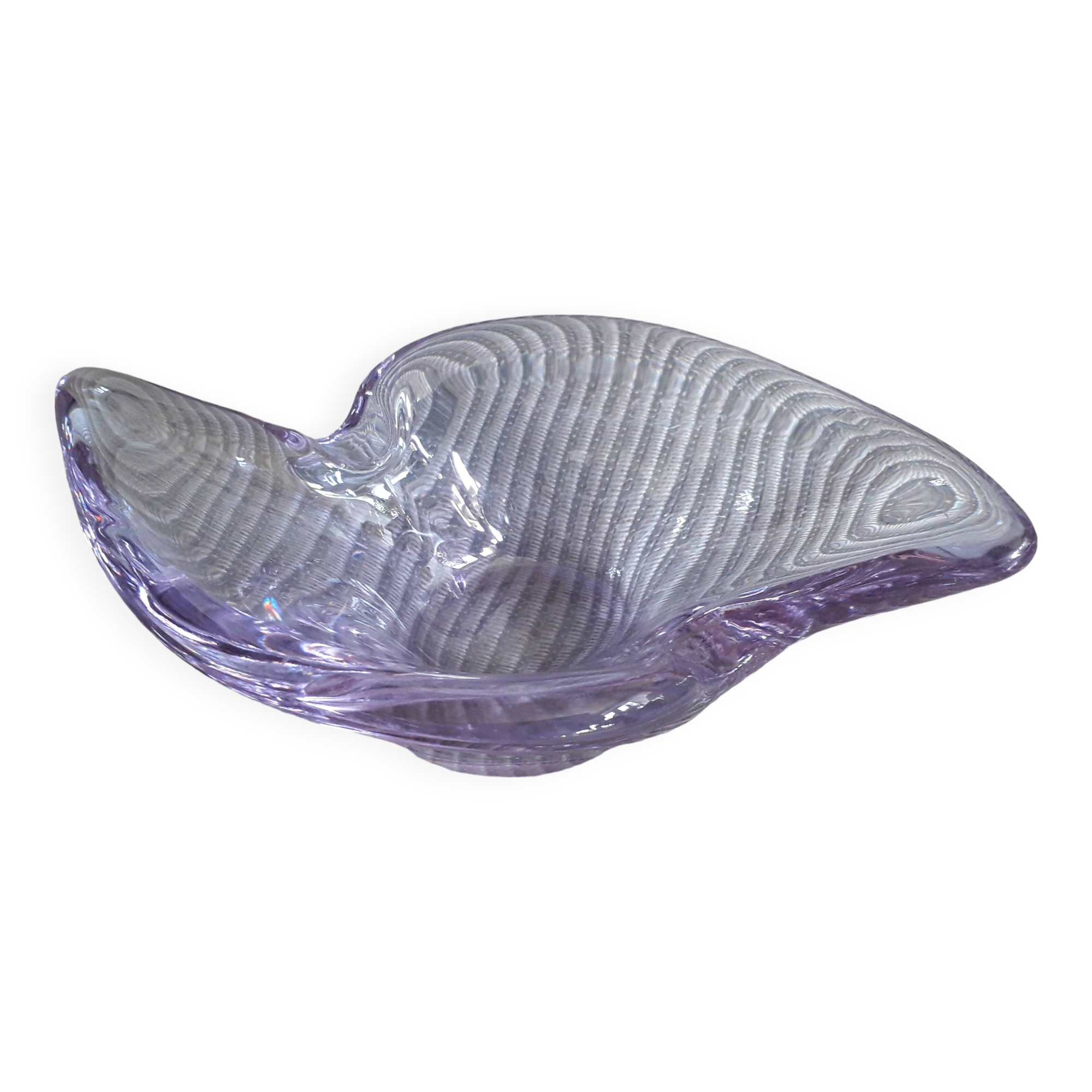 Very original vintage glass empty pocket