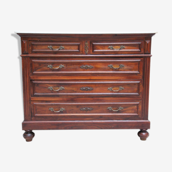 Louis Philippe mahogany chest of drawers