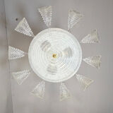 Venetian Art Deco chandelier made of Murano glass circa 1930