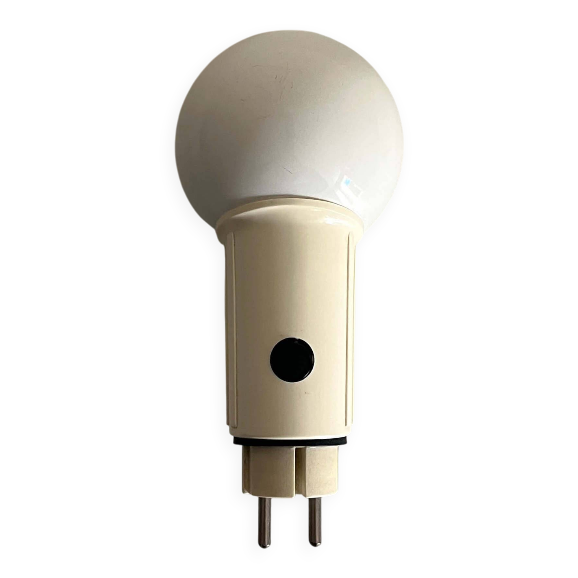 White Vintage Plug-in Lamp