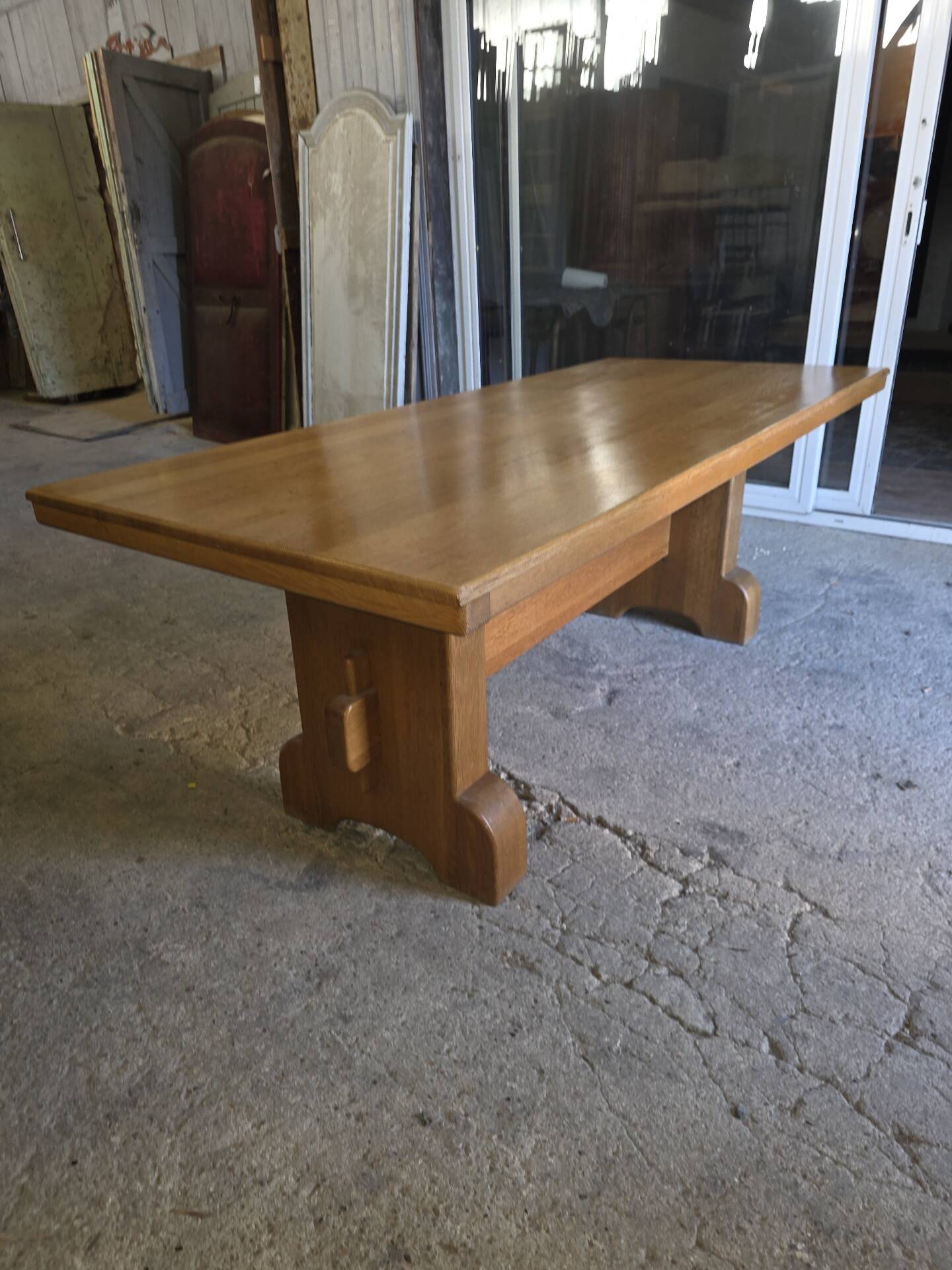 Oak farmhouse table