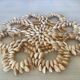 Trivet made of seashells