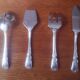 Silver-plated metal cutlery set