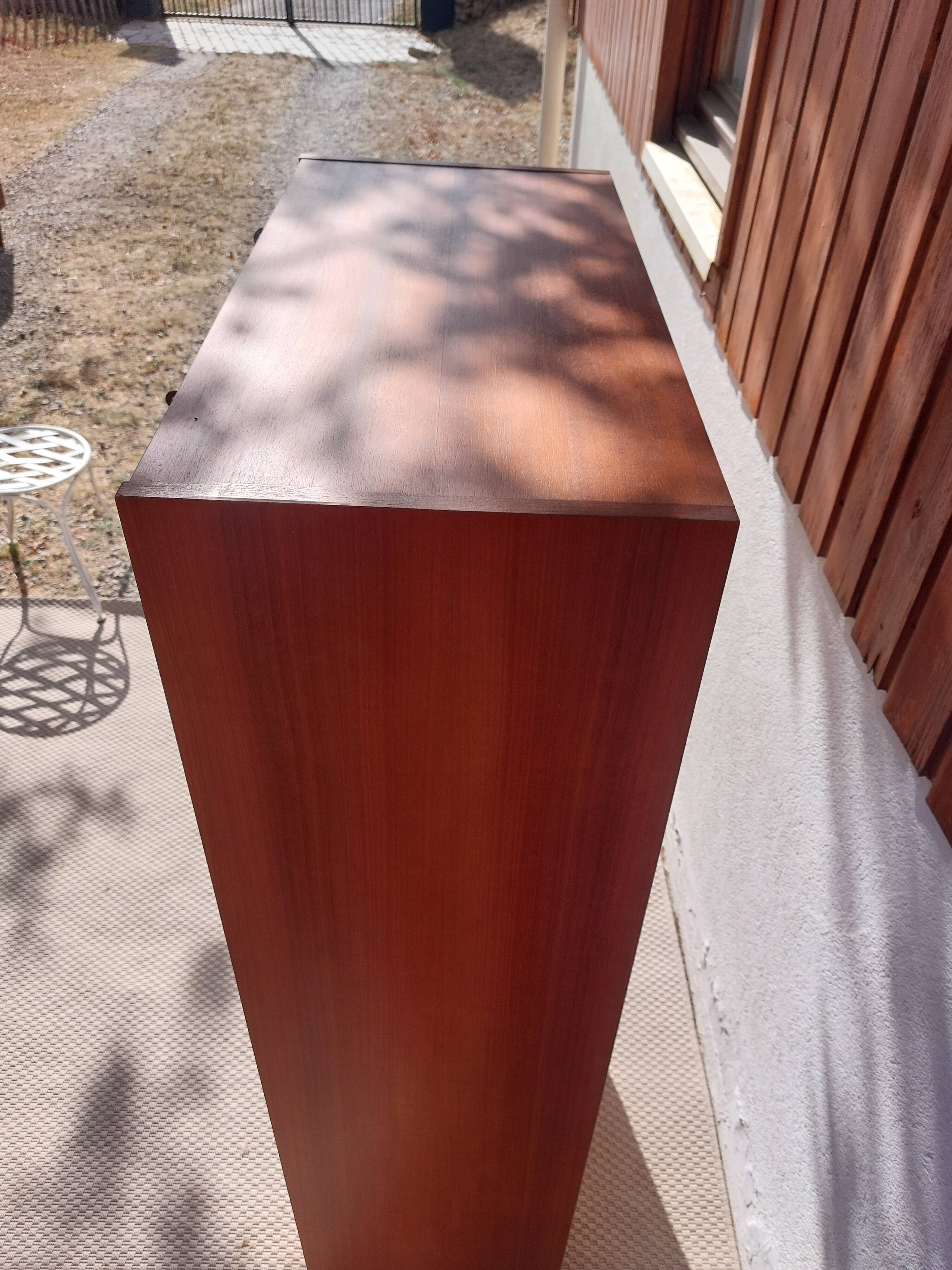 double curtain filing cabinet, vintage