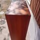 double curtain filing cabinet, vintage