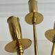 Pair of vintage wall lamps, solid brass, France 1950