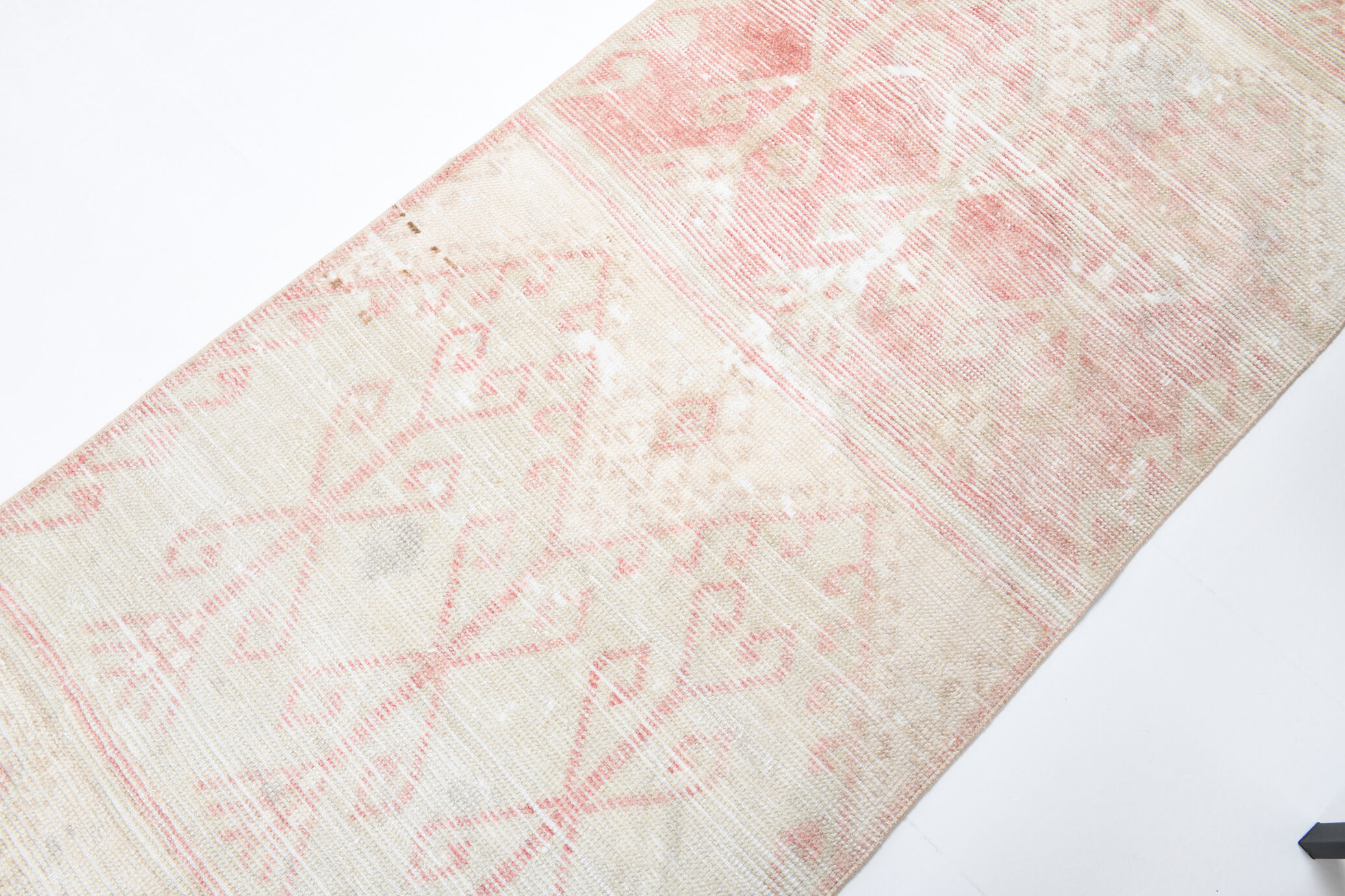 3x12 Soft Vintage Runner Rug 378x88Cm