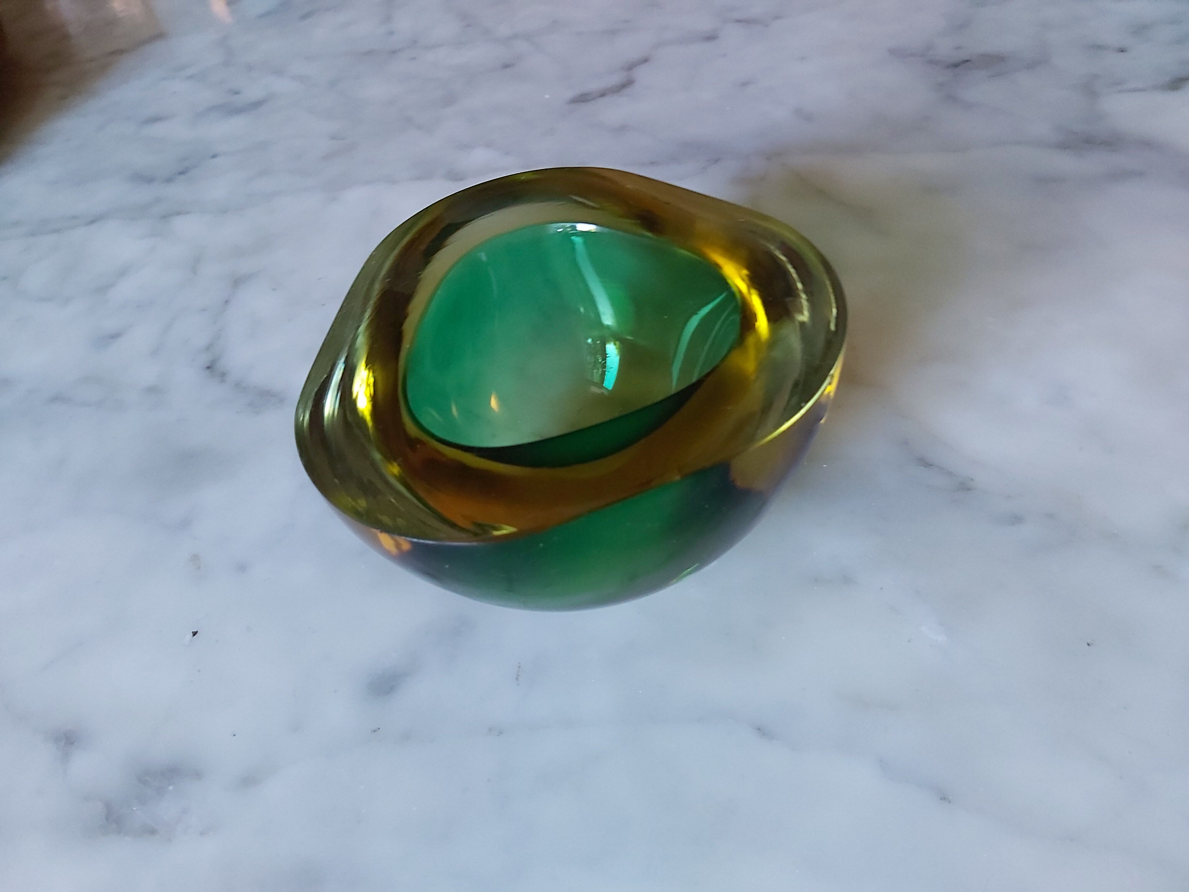 Ashtray Sommerso in Murano glass