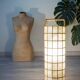 1960s lamp made of Capiz shell.