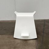 Minimalist Danish rocking stool by Michael C. Poulsen