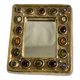 Ceramic mirror by manon thomas (vallauris) vintage 1960