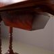 Louis-Philippe 19th century mahogany dressing table/work table with mirror and drawer