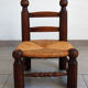 brutalist low chair