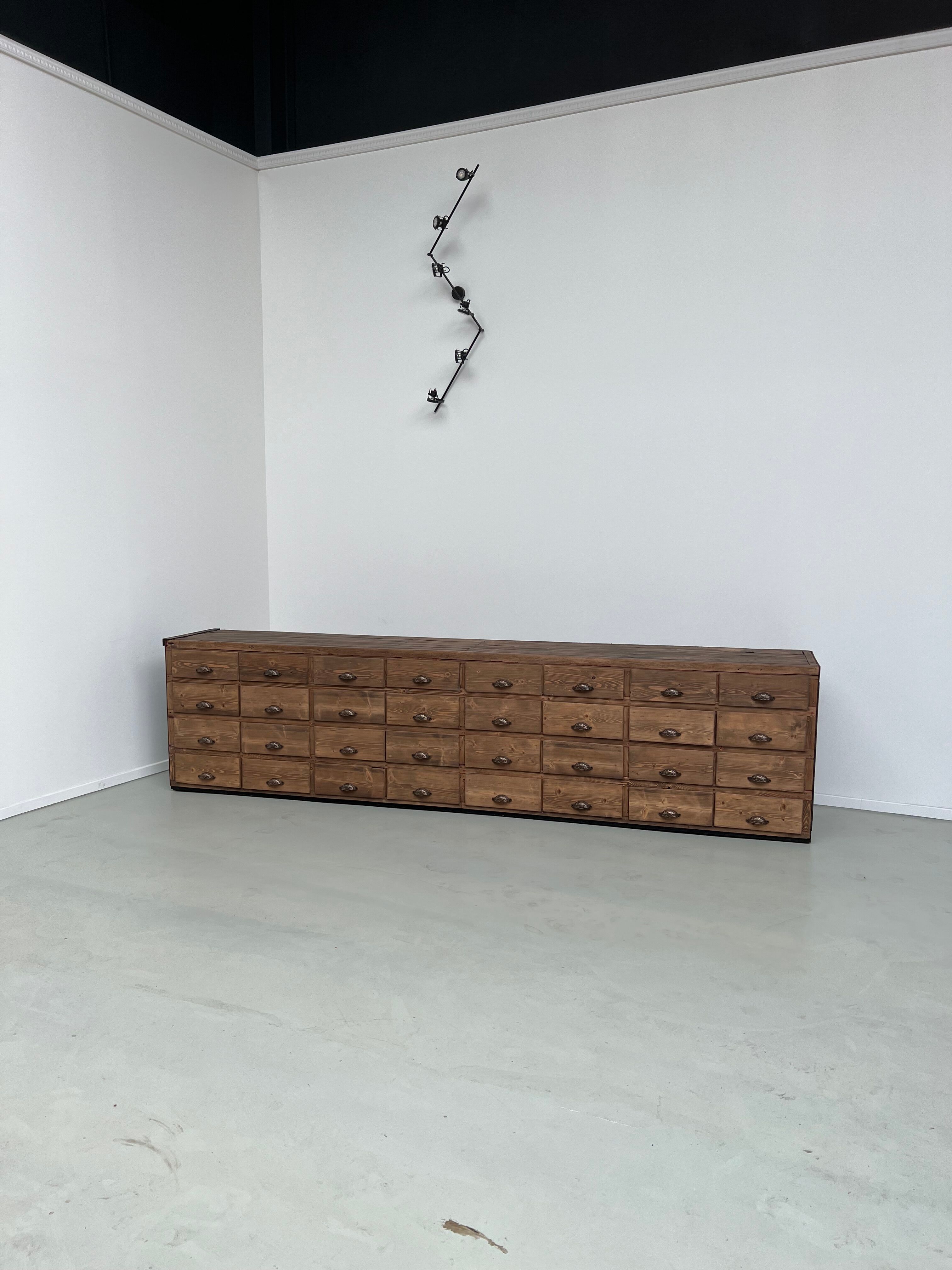 Very large craft furniture with 32 drawers