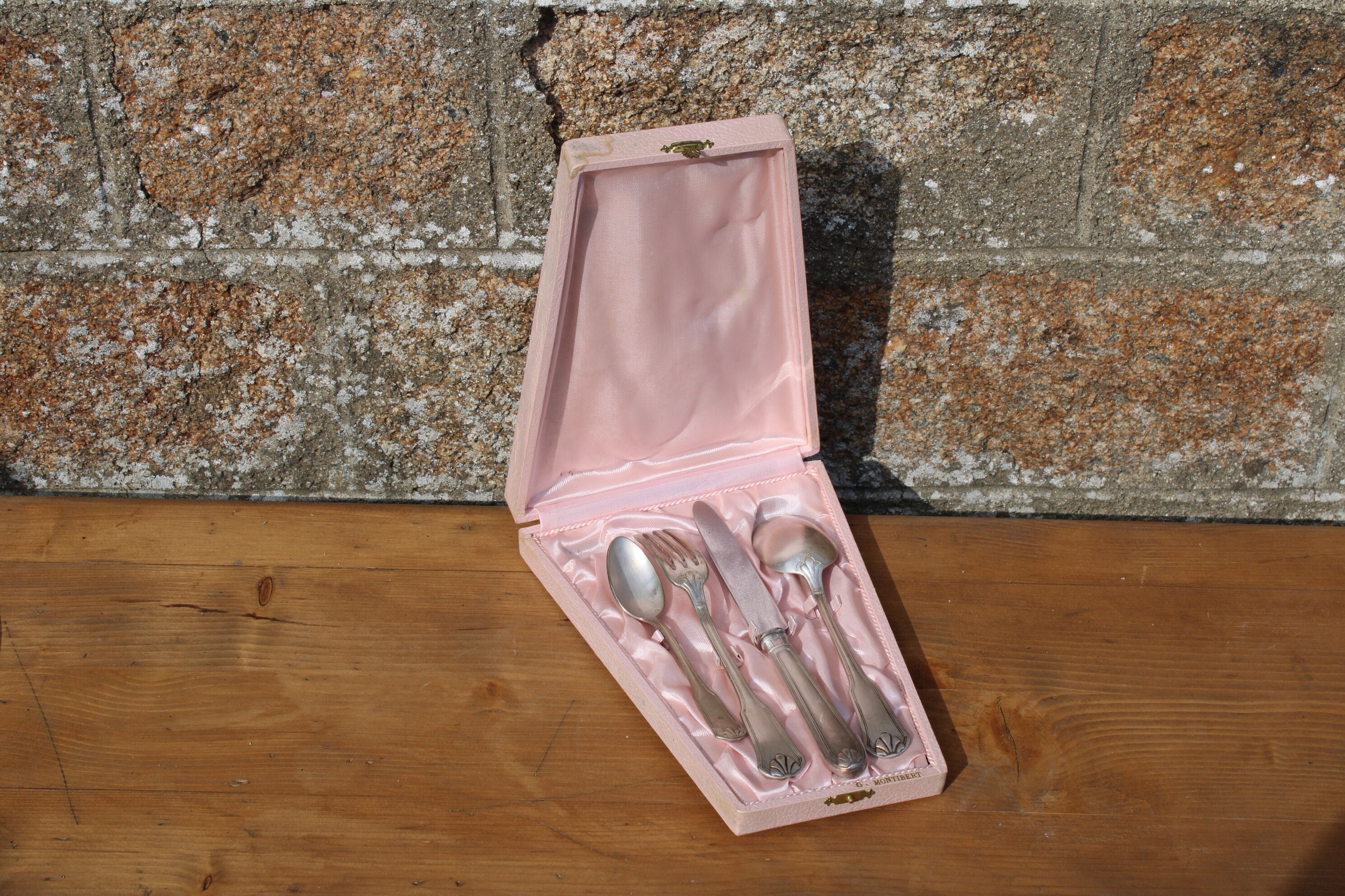 Silverware box, set of 4