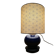 ceramic lamp from Magasins Réunis in Nancy