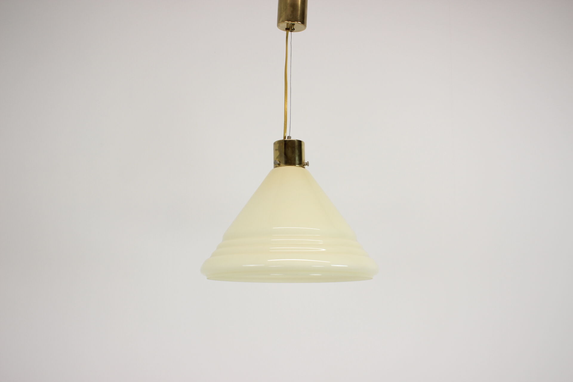 Mid-century glass pendant, 1970's