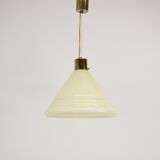 Mid-century glass pendant, 1970's