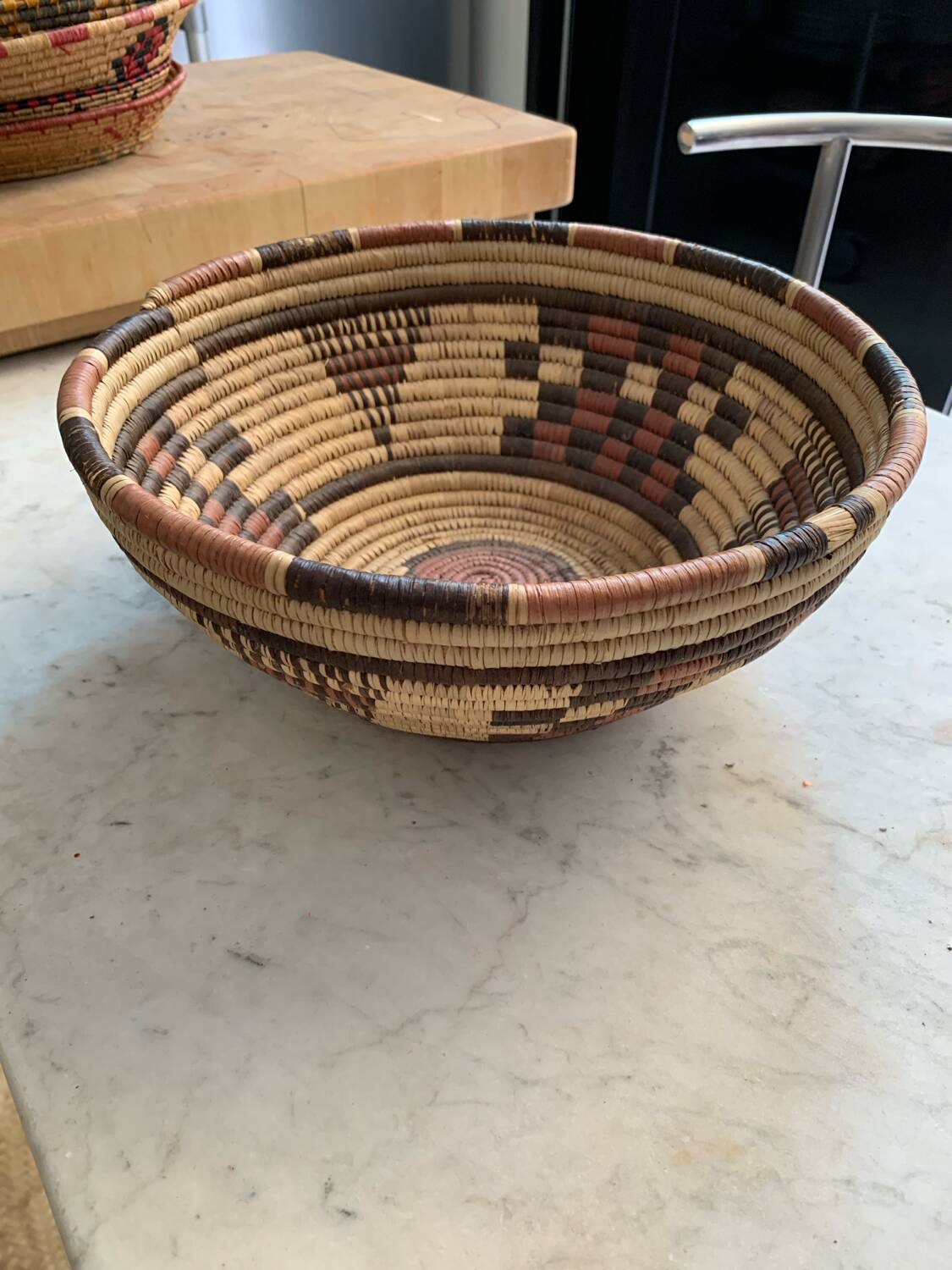 Set of woven Haoussa baskets