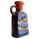 Mid Century Ceramic Jug by Dümler & Breiden, Brown, Orange, Blue Glazing, 1960s