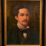 19th century painting, portrait of a man