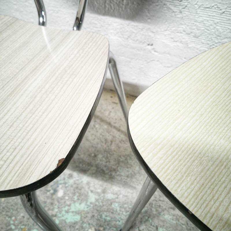 Formica chair duo