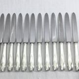 SFAM - Cutlery set 49 pieces Art Deco Silver Metal