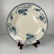 Large round blue "Royat" dish, U&C Sarreguemines, 1879 - 1918.