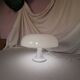 Lampe champignon en plastique blanc