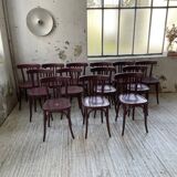 Set of 13 Japy bistro chairs, 1940