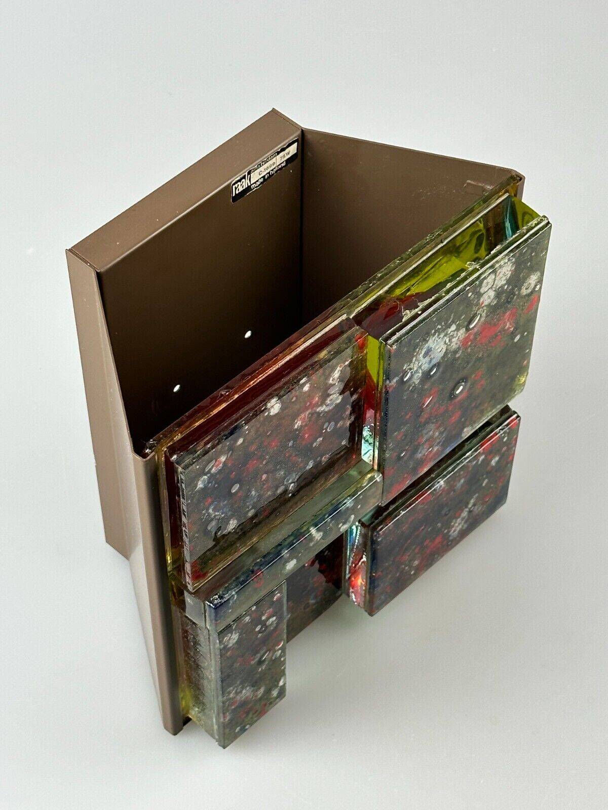 60s 70s wall lamp by Willem Van Oyen for Raak Amsterdam Made in Holland