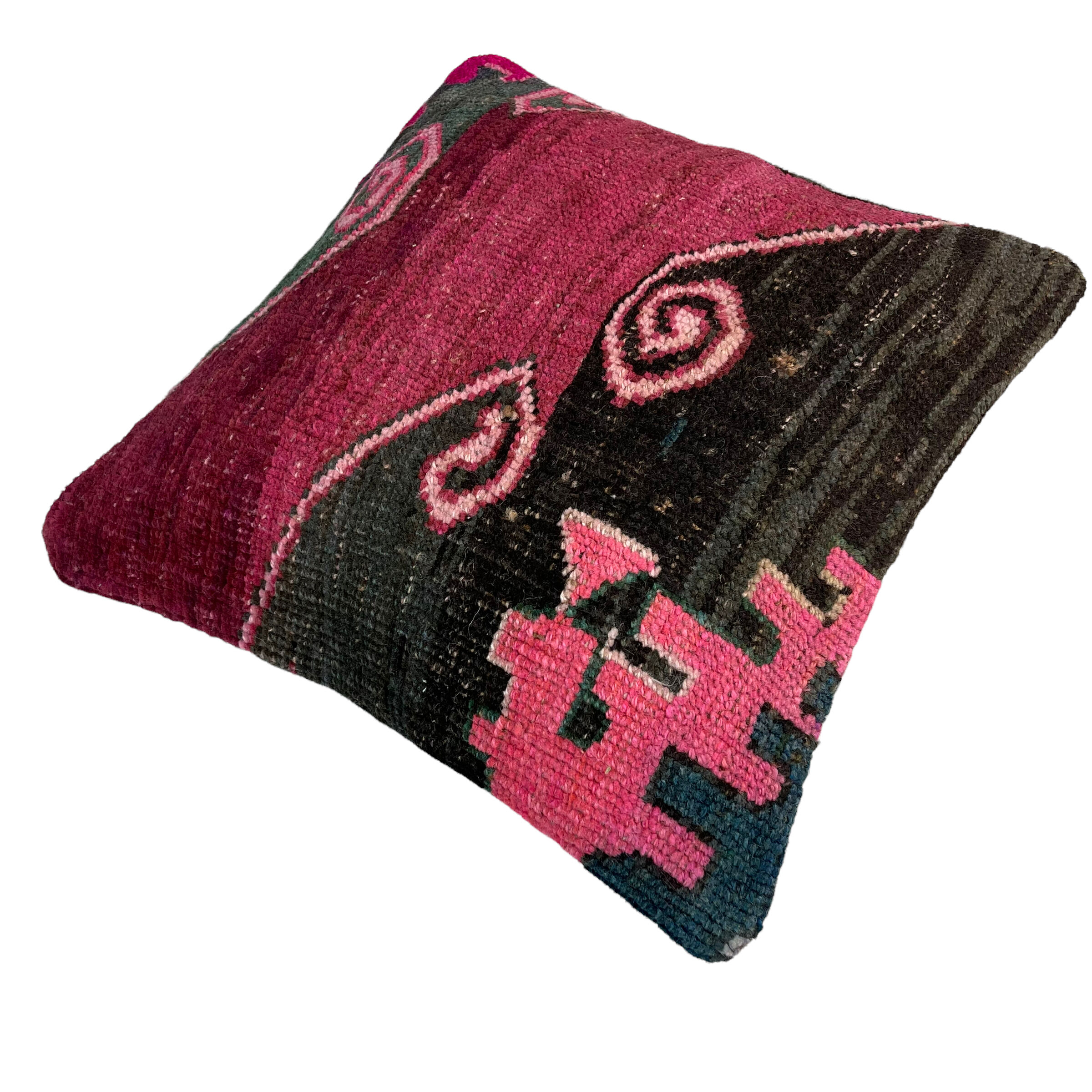 Vintage turkish rug cushion cover 45 x 45 cm