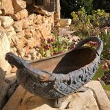Cast-glass planter