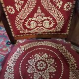 Empire style armchair in mahogany