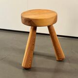 Solid pine stool by Ingvar Hildingsson