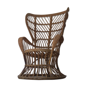 fauteuil rotin Gio Ponti