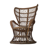 Rattan armchair  Gio Ponti