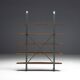 Bakery Display Rack with Iron Frame and Oak Shelves, France, 1920s