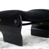 Osvaldo Borsani design, armchair ottoman Canada Tecno years 65
