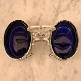 Saleron double Christofle en métal argenté