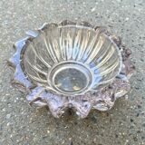 Large Art Deco molded glass ashtray Pierre D'Avesn Art Deco pocket emptier