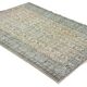 Tapis Oushak Authentique – Ton Gris & Beige, 161 x 240 cm