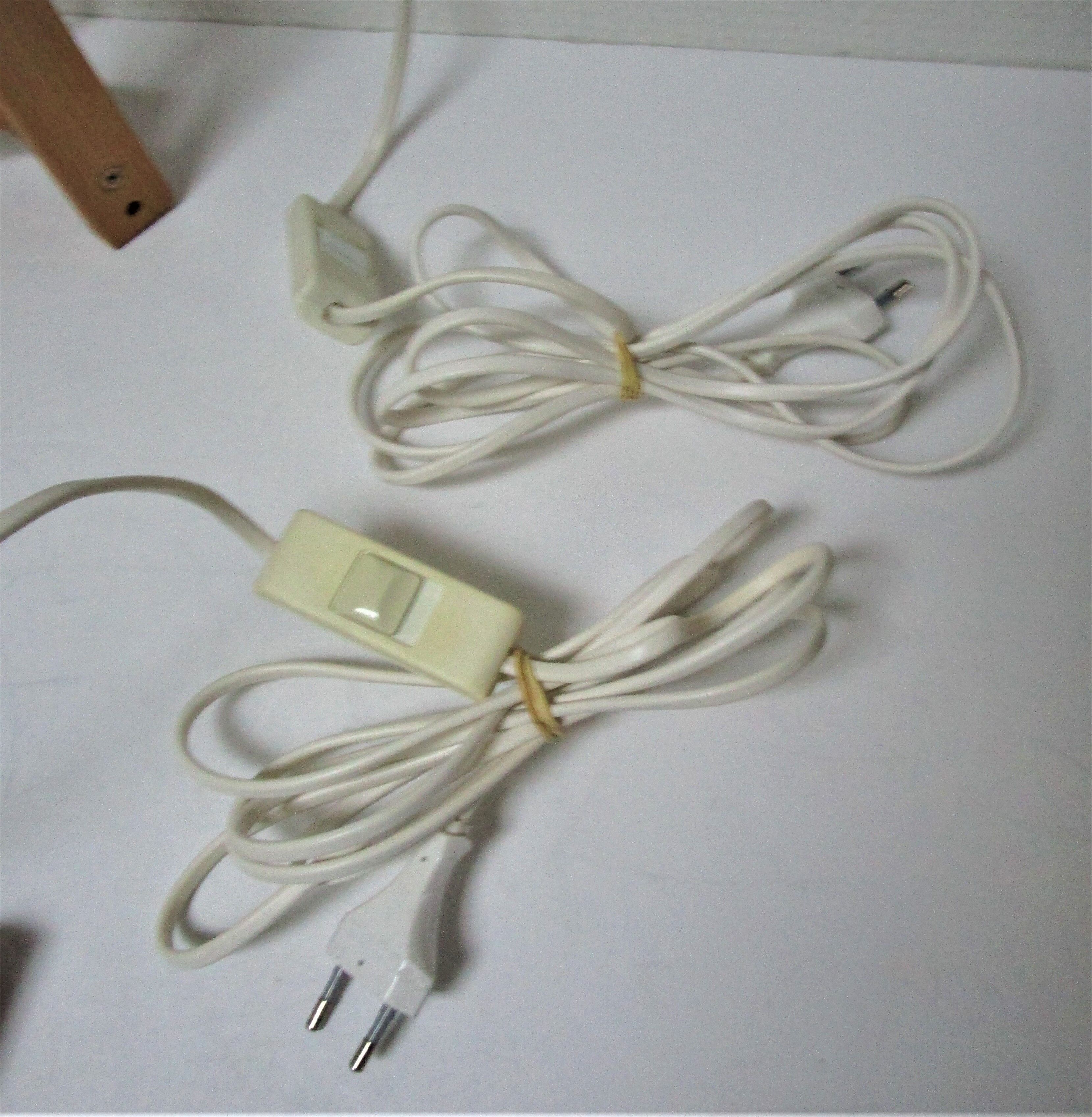 Paire d'appliques bois extensibles design scandinave vintage