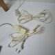 Paire d'appliques bois extensibles design scandinave vintage