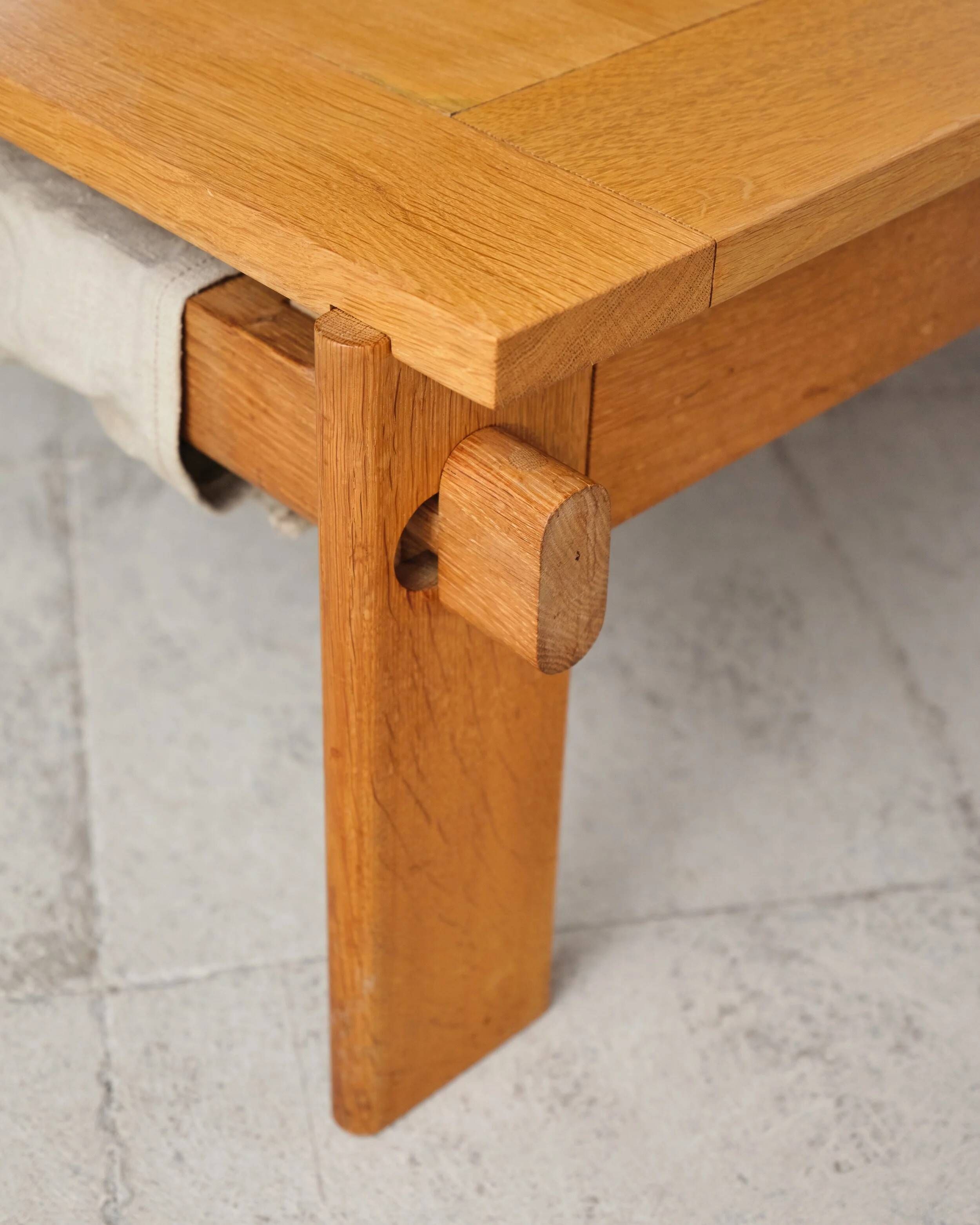 Large brutalist coffee table by Tage Poulsen, Denmark, 1960s.